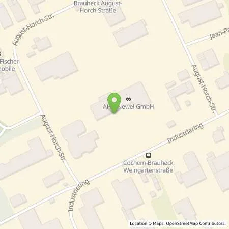 Standortübersicht der Tankstelle AHG-Newel GmbH in 56812 Cochem