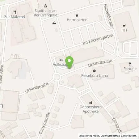 Standortübersicht der Tankstelle e-rp GmbH in 67292 Kirchheimbolanden