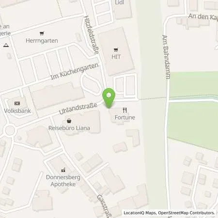 Standortübersicht der Tankstelle Hotel Braun, Einzelunternehmen in 67292 Kirchheimbolanden