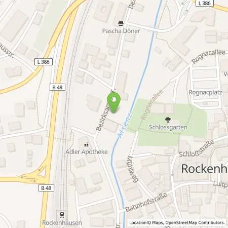 Standortübersicht der Tankstelle Pfalzwerke AG in 67809 Rockenhausen