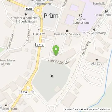 Standortübersicht der Tankstelle innogy SE in 54595 Prüm