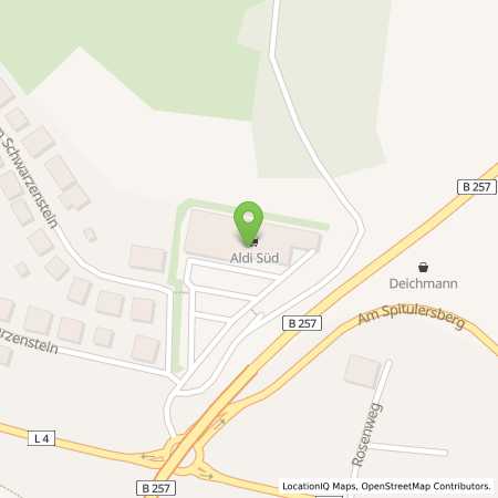 Standortübersicht der Strom (Elektro) Tankstelle: ALDI SÜD in 54666, Irrel