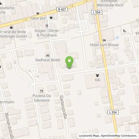 Standortübersicht der Tankstelle Pfalzwerke AG in 67870 Kandel