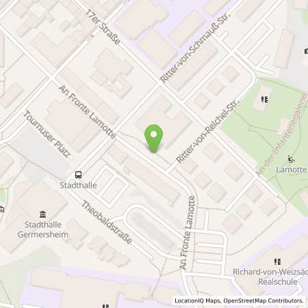 Standortübersicht der Strom (Elektro) Tankstelle: Stadtwerke Germersheim GmbH in 76726, Germersheim