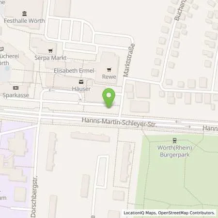 Standortübersicht der Tankstelle Pfalzwerke AG in 76744 Wörth am Rhein