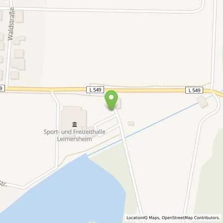 Standortübersicht der Tankstelle Pfalzwerke AG in 76774 Leimersheim