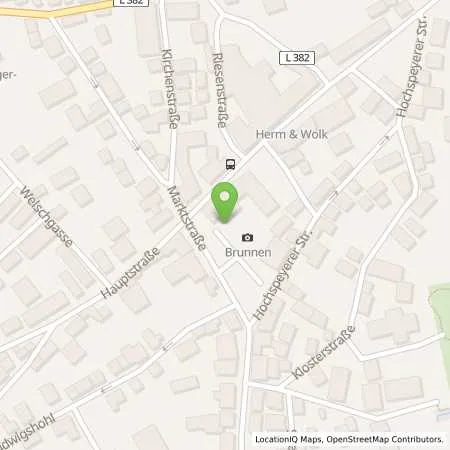 Standortübersicht der Tankstelle Pfalzwerke AG in 67677 Enkenbach-Alsenborn