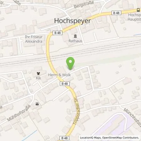 Standortübersicht der Tankstelle Pfalzwerke AG in 67691 Hochspeyer