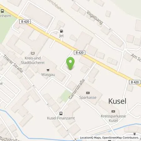 Standortübersicht der Tankstelle Pfalzwerke AG in 66869 Kusel