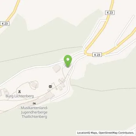Standortübersicht der Tankstelle Pfalzwerke AG in 66871 Thallichtenberg