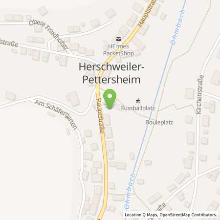 Standortübersicht der Strom (Elektro) Tankstelle: Pfalzwerke AG in 66909, Herschweiler-Pettersheim