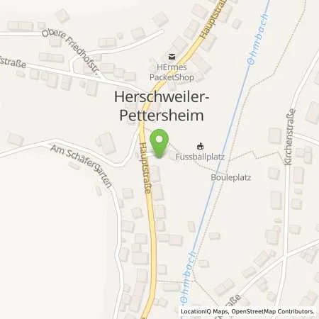 Standortübersicht der Tankstelle Pfalzwerke AG in 66909 Herschweiler-Pettersheim