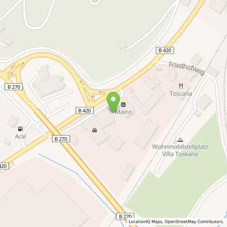 Standortübersicht der Tankstelle Autohaus Sydow GmbH in 67742 Lauterecken