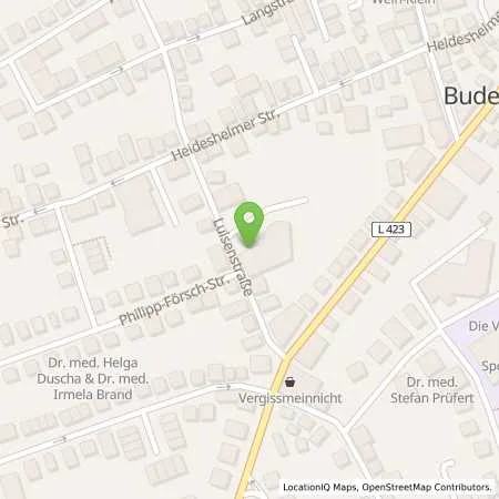 Standortübersicht der Tankstelle Gemeindewerke Budenheim AöR in 55257 Budenheim