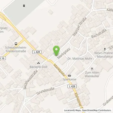 Standortübersicht der Tankstelle EWR AG in 55270 Schwabenheim