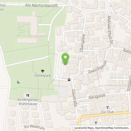 Standortübersicht der Tankstelle EWR AG in 55294 Bodenheim