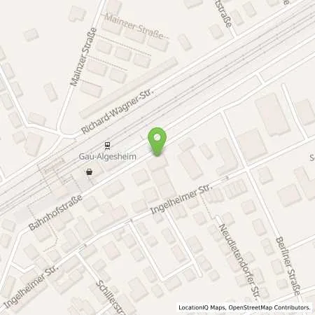 Standortübersicht der Tankstelle innogy eMobility Solutions GmbH in 55435 Gau-Algesheim