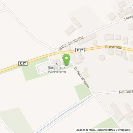 Standortübersicht der Tankstelle innogy SE in 56294 Wierschem