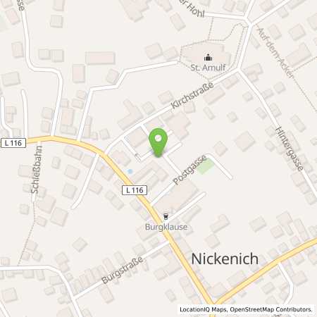 Standortübersicht der Strom (Elektro) Tankstelle: innogy SE in 56645, Nickenich
