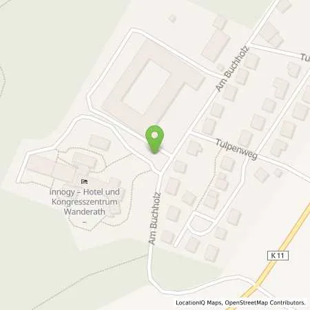 Standortübersicht der Tankstelle innogy SE in 56729 Baar