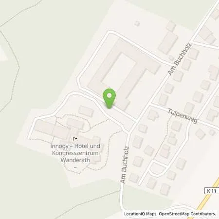 Standortübersicht der Tankstelle innogy SE in 56731 Baar