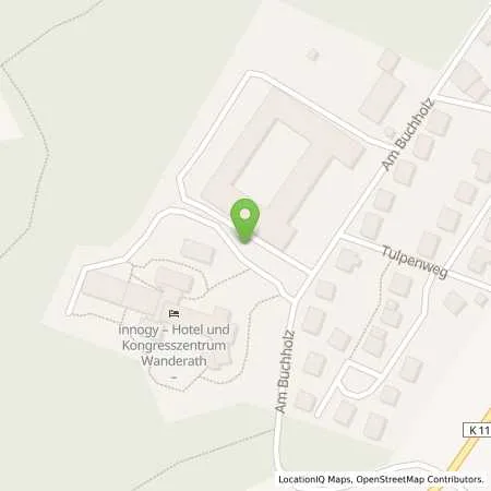 Standortübersicht der Tankstelle innogy SE in 56732 Baar