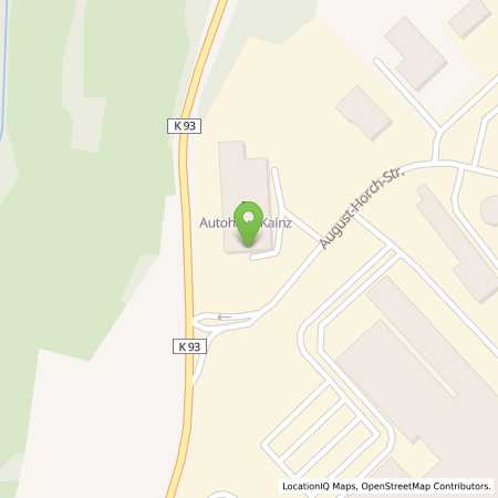 Standortübersicht der Strom (Elektro) Tankstelle: Autohaus Kainz GmbH & Co. KG in 56736, Kottenheim b. Mayen