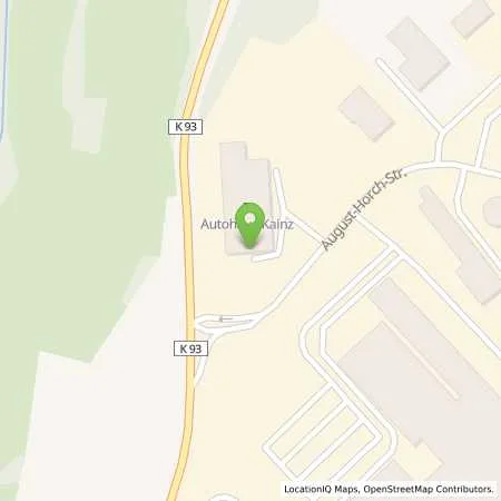 Standortübersicht der Tankstelle Autohaus Kainz GmbH & Co. KG in 56736 Kottenheim b. Mayen
