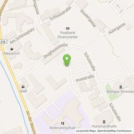 Standortübersicht der Tankstelle innogy SE in 55469 Simmern