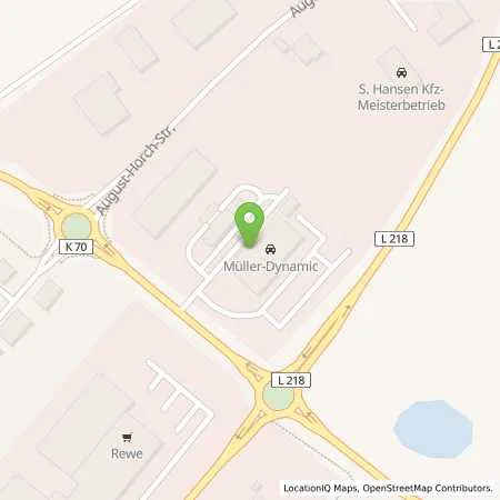 Standortübersicht der Tankstelle Müller-Dynamic GmbH in 55469 Simmern