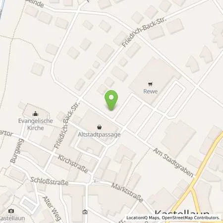 Standortübersicht der Tankstelle innogy SE in 56288 Kastellaun