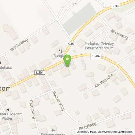 Standortübersicht der Tankstelle amperio GmbH in 56290 Mörsdorf