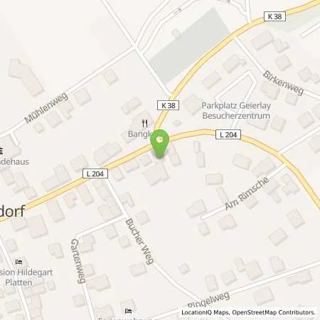 Standortübersicht der Tankstelle amperio GmbH in 56290 Mörsdorf