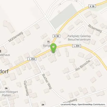 Standortübersicht der Tankstelle amperio GmbH in 56290 Mörsdorf