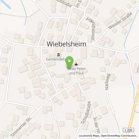 Standortübersicht der Strom (Elektro) Tankstelle: innogy SE in 56291, Wiebelsheim