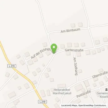 Standortübersicht der Tankstelle innogy eMobility Solutions GmbH in 56291 Kisselbach