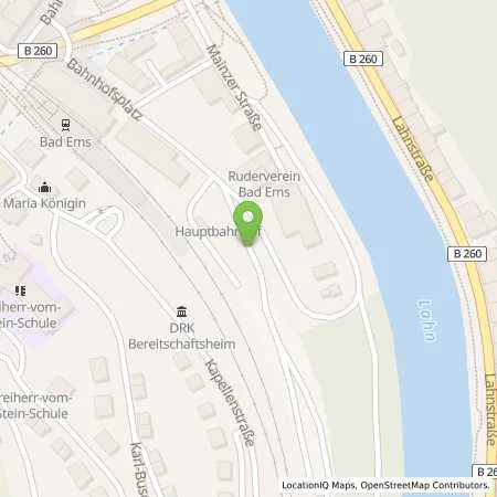 Standortübersicht der Tankstelle amperio GmbH in 56130 Bad Ems