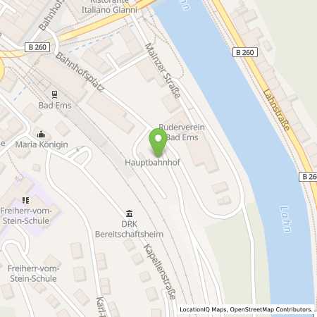 Standortübersicht der Strom (Elektro) Tankstelle: amperio GmbH in 56130, Bad Ems