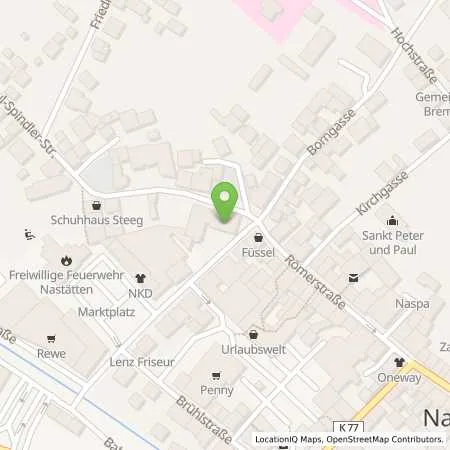 Standortübersicht der Tankstelle Verbandsgemeindeverwaltung Nastätten in 56355 Nastätten