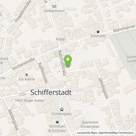 Standortübersicht der Tankstelle Stadtwerke Schifferstadt in 67105 Schifferstadt