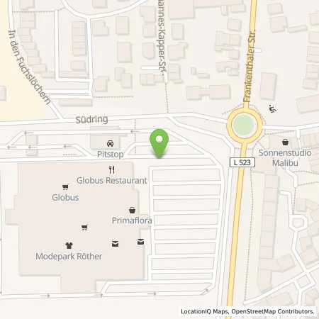 Standortübersicht der Tankstelle Pfalzwerke AG in 67240 Bobenheim-Roxheim