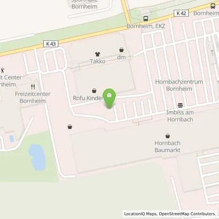 Standortübersicht der Tankstelle Pfalzwerke AG in 76879 Bornheim