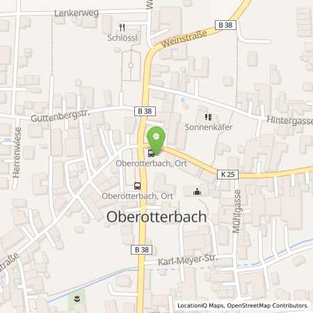 Standortübersicht der Strom (Elektro) Tankstelle: Pfalzwerke AG in 76889, Oberotterbach
