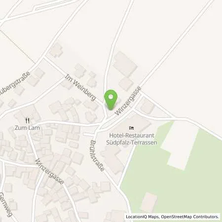 Standortübersicht der Tankstelle Pfalzwerke AG in 76889 Gleiszellen-Gleishorbach