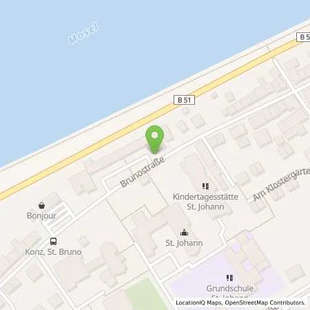 Standortübersicht der Tankstelle innogy SE in 54329 Konz