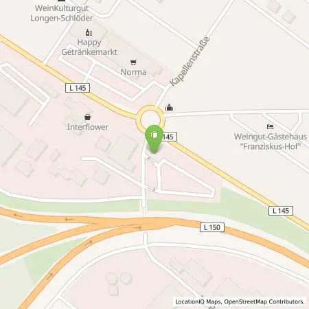 Standortübersicht der Tankstelle innogy SE in 54340 Longuich