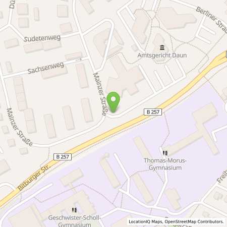 Standortübersicht der Strom (Elektro) Tankstelle: innogy SE in 54550, Daun