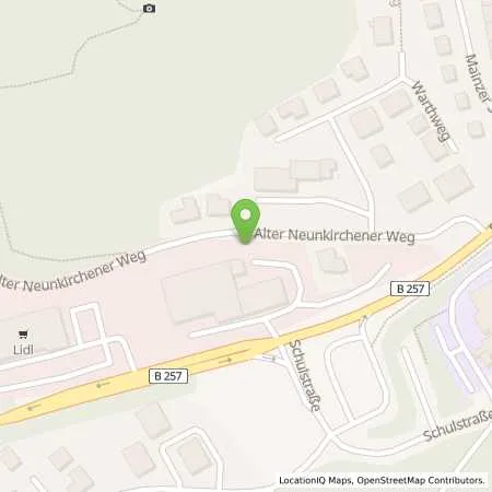 Standortübersicht der Tankstelle Löhr Automobile Daun in 54550 Daun