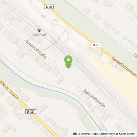 Standortübersicht der Tankstelle innogy eMobility Solutions GmbH in 54584 Jünkerath