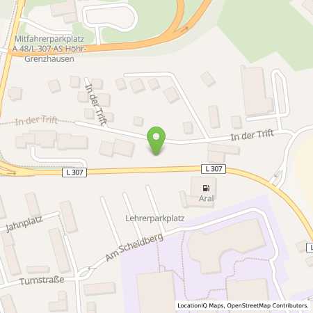 Standortübersicht der Strom (Elektro) Tankstelle: EnBW mobility+ AG und Co.KG in 56203, Hhr-Grenzhausen